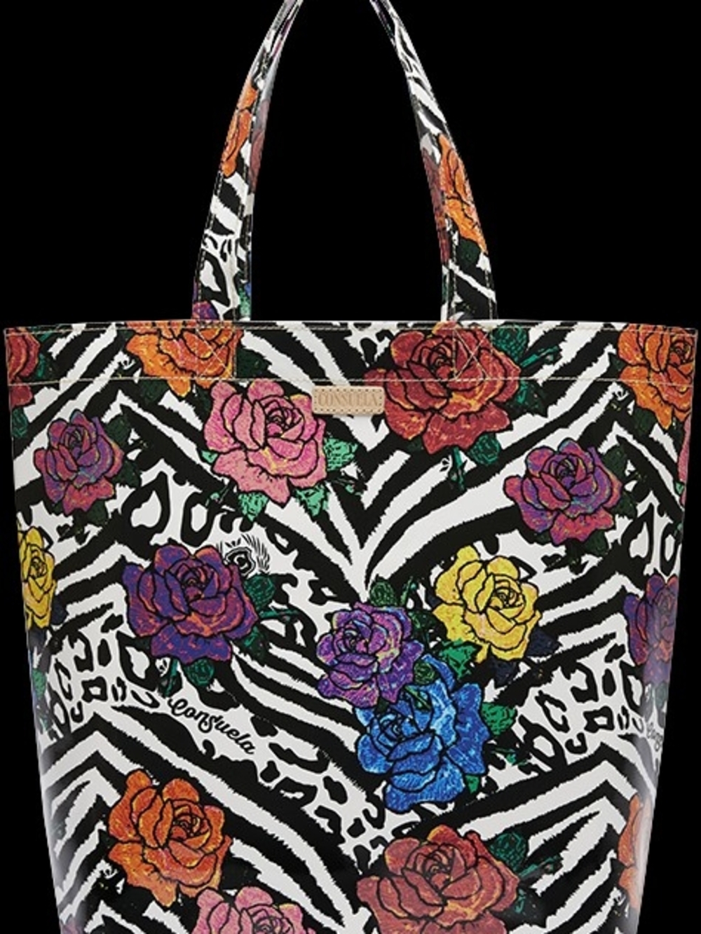 Consuela Zebra Floral Grab N Go Bag | Carla Basic